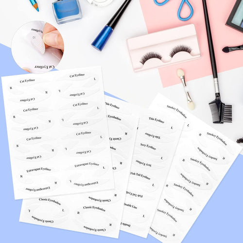 Set profesional de șabloane pentru eyeliner simetric