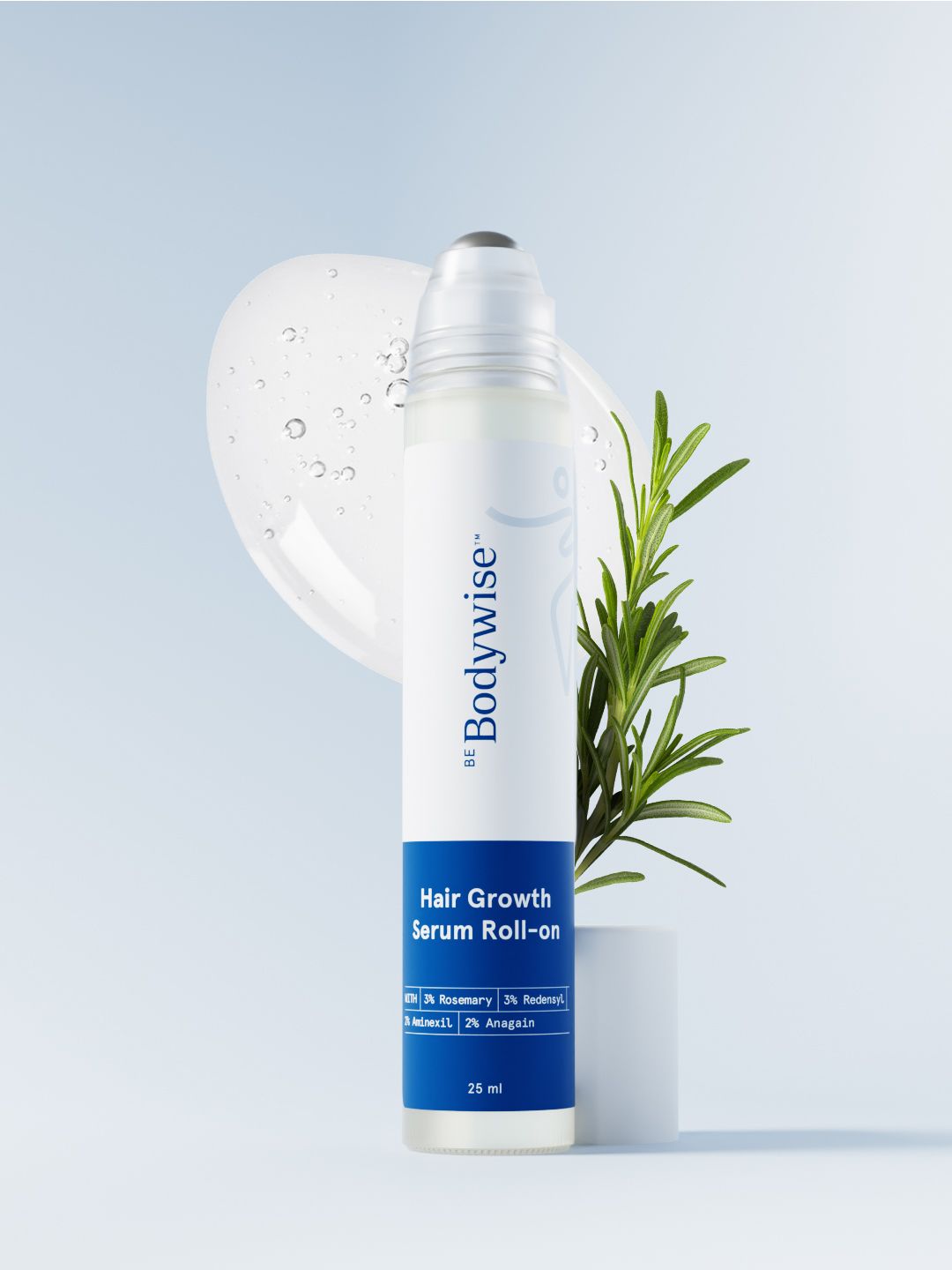 Be Bodywise™ Serum roll-on pentru stimularea creșterii părului, 25 ml