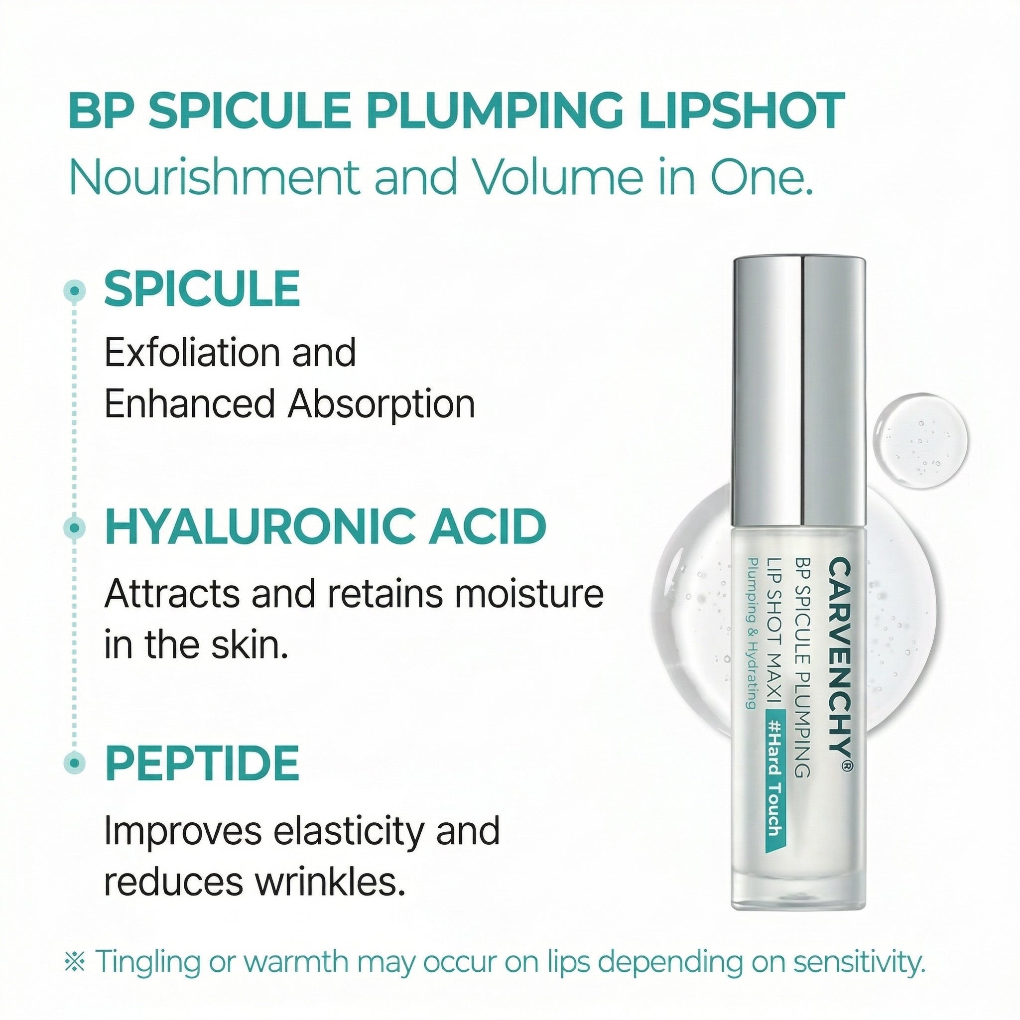 BP Spicule Plumping Lip Shot Maxi, 4 ml – tratament pentru buze cu efect de volum și hidratare intensă